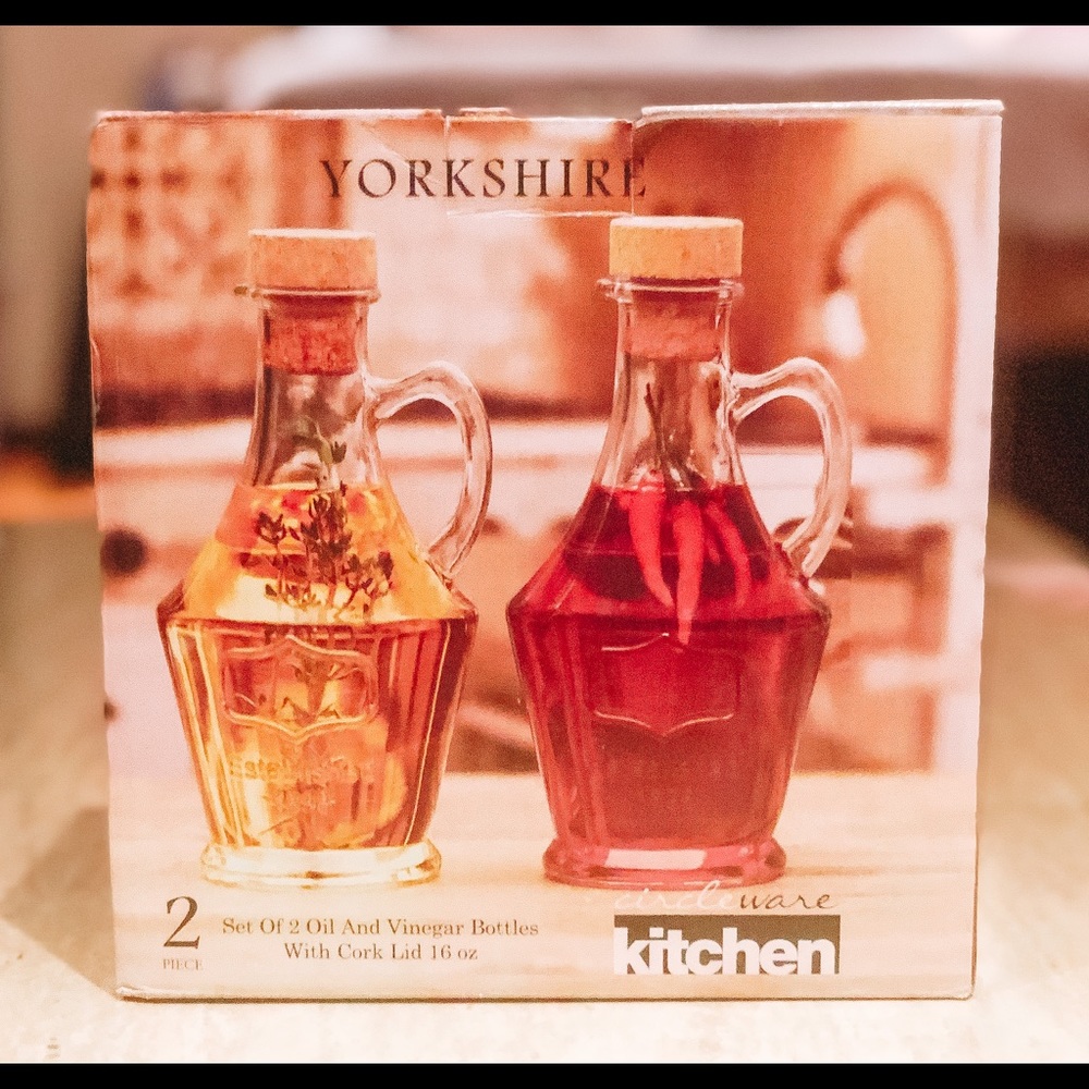Yorkshire Oil and Vinegar Bottles